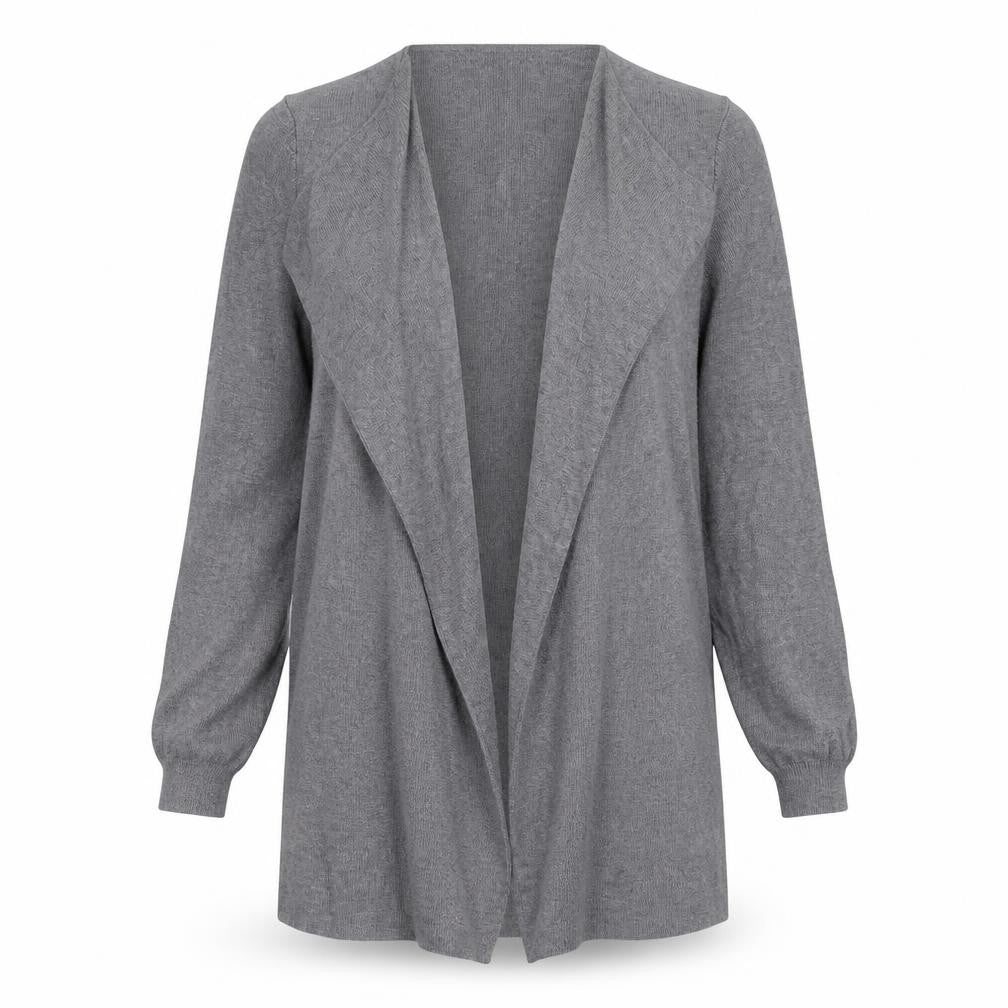 Marks and Spencer Womens Grey V-Neck Viscose Cardigan Jumper Size M