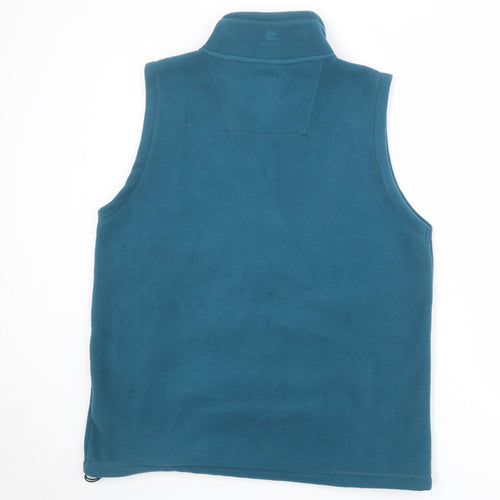 One Valley Womens Blue Gilet Jacket Size M Zip