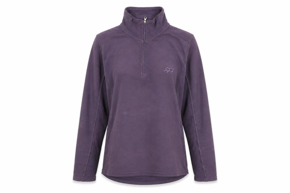 Technicals Womens Purple Polyester Pullover Sweatshirt Size 10 Zip