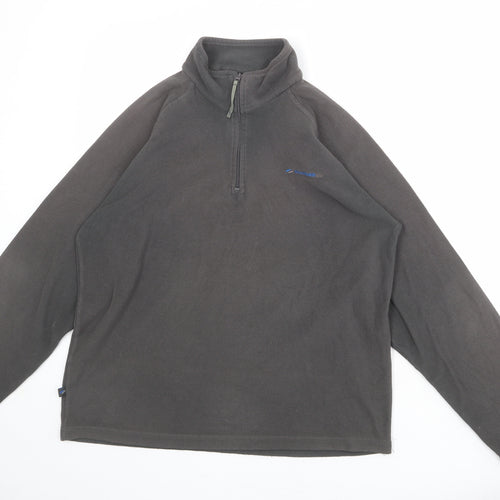 Mountain Life Mens Grey Paisley Polyester Pullover Sweatshirt Size S