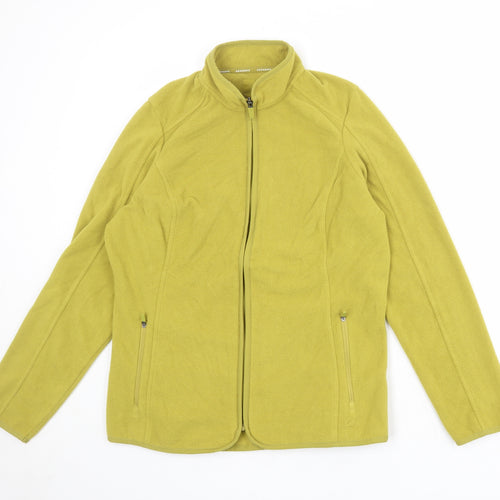 GOODMOVE Womens Green Jacket Size 14 Zip