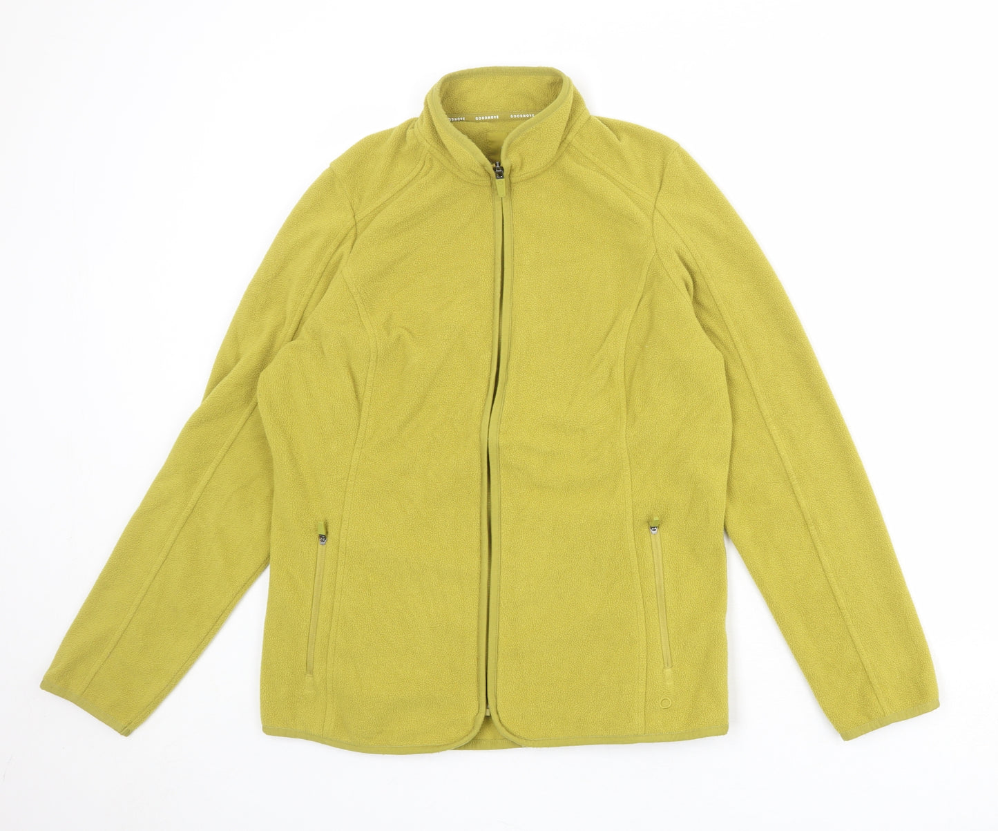 GOODMOVE Womens Green Jacket Size 14 Zip