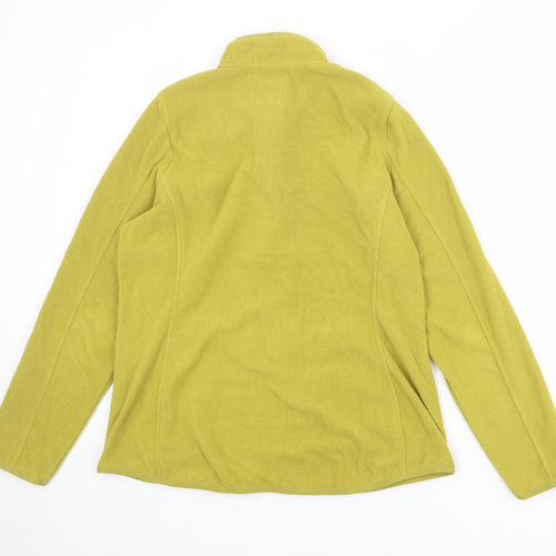 GOODMOVE Womens Green Jacket Size 14 Zip