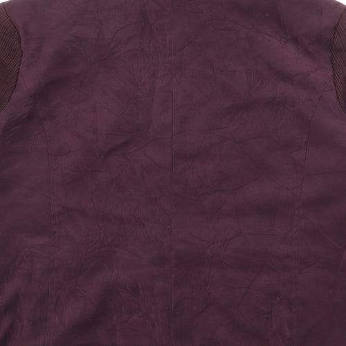 Oscar B Womens Purple Jacket Size 20 Zip