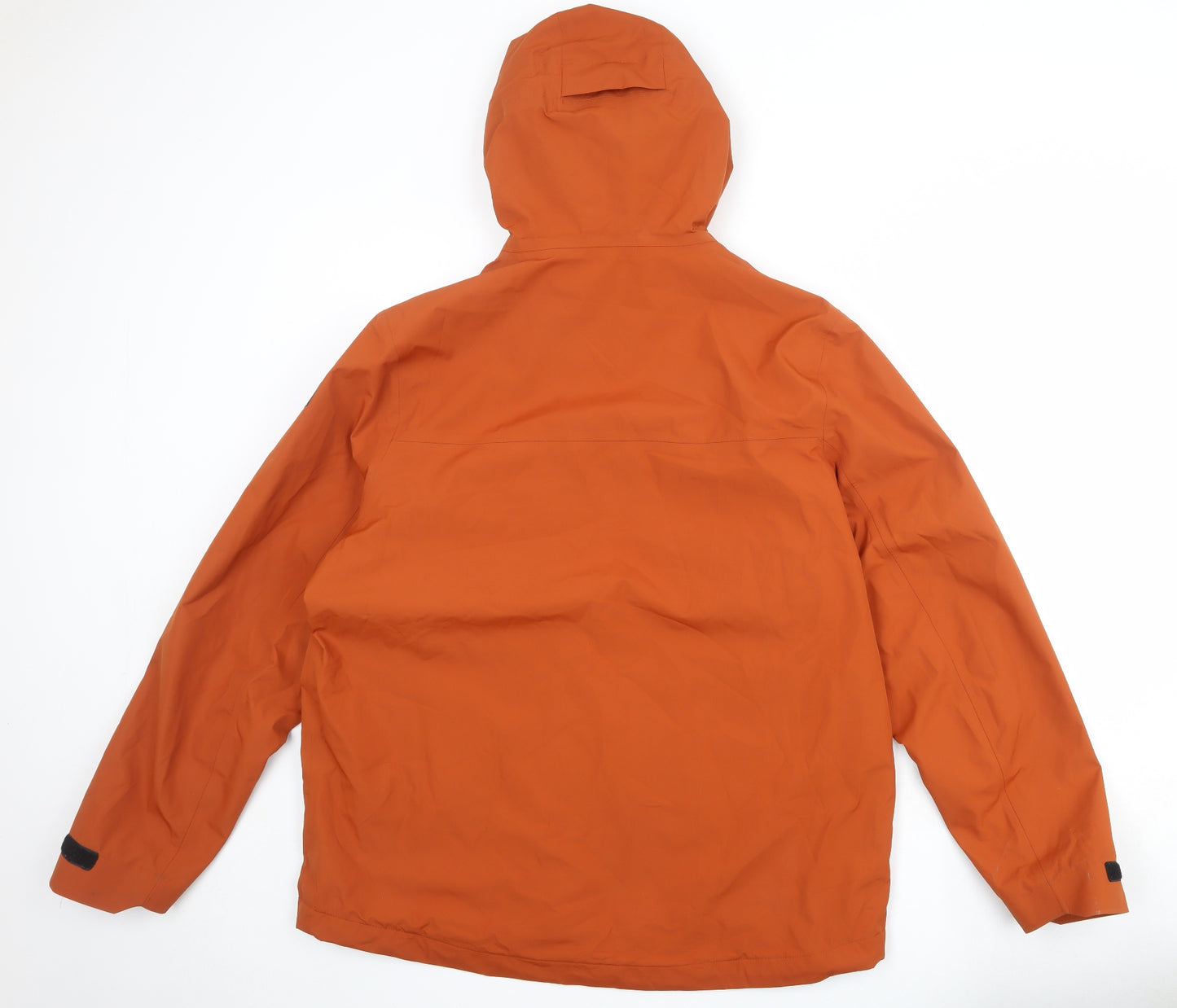Marks and Spencer Mens Orange Windbreaker Jacket Size XL Zip