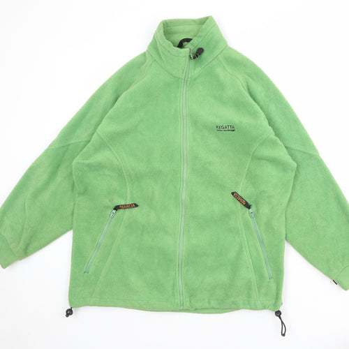 Regatta Womens Green Jacket Size 14 Zip