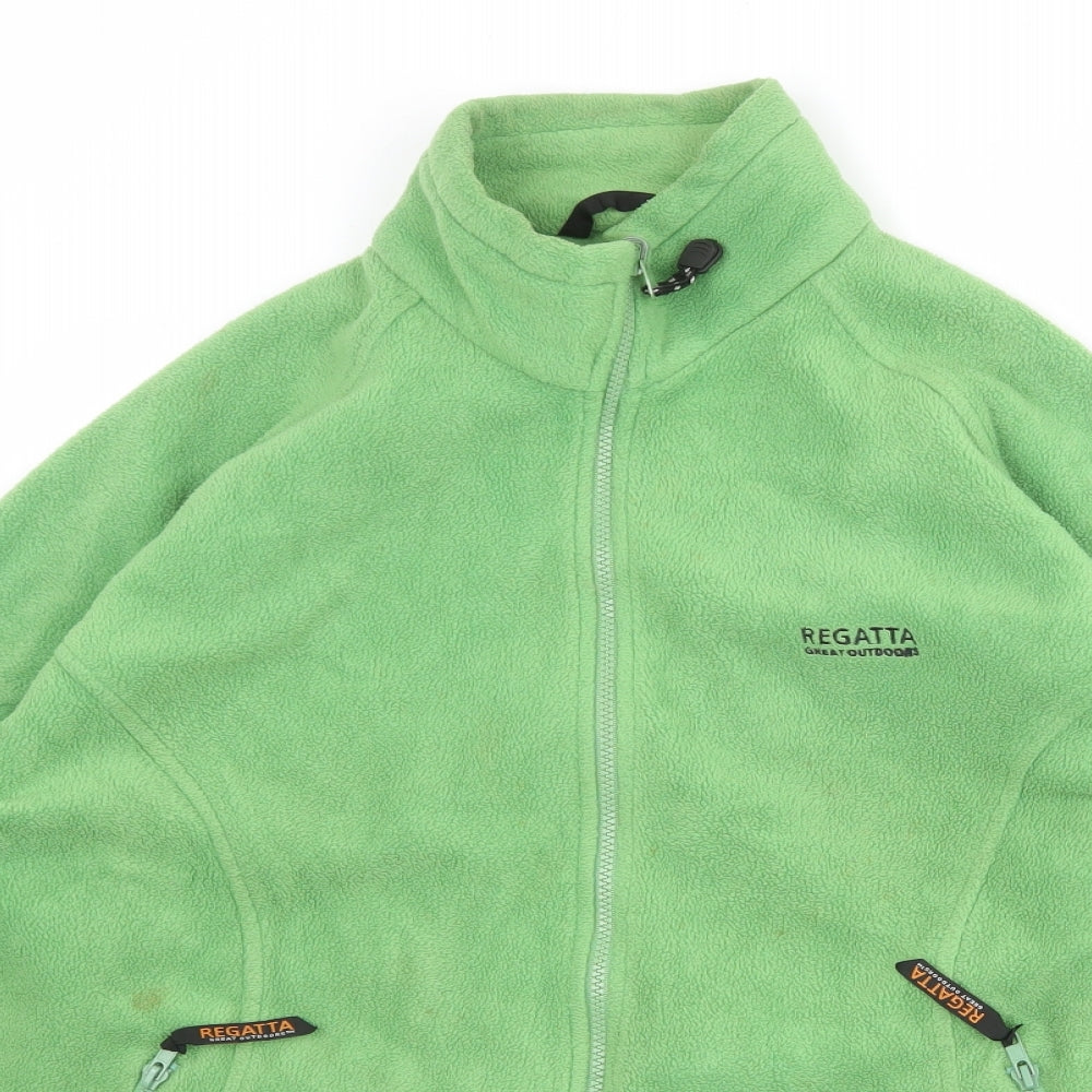 Regatta Womens Green Jacket Size 14 Zip