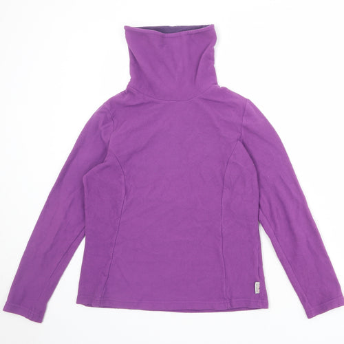 Quechua Womens Purple Polyester Pullover Sweatshirt Size M Pullover