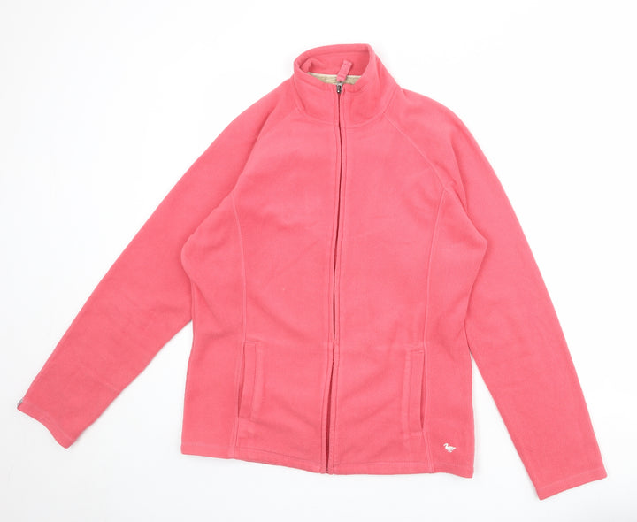 EWM Womens Pink Jacket Size M Zip