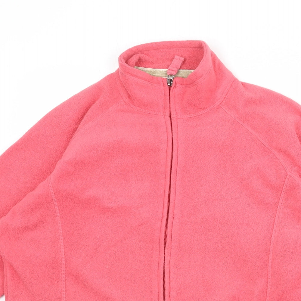 EWM Womens Pink Jacket Size M Zip
