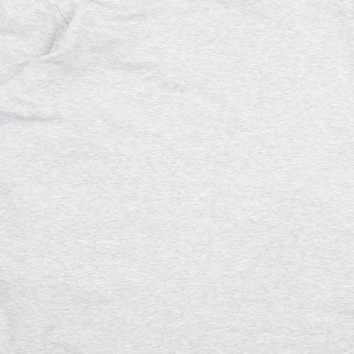 Zara Womens Grey Cotton Pullover Sweatshirt Size L Pullover