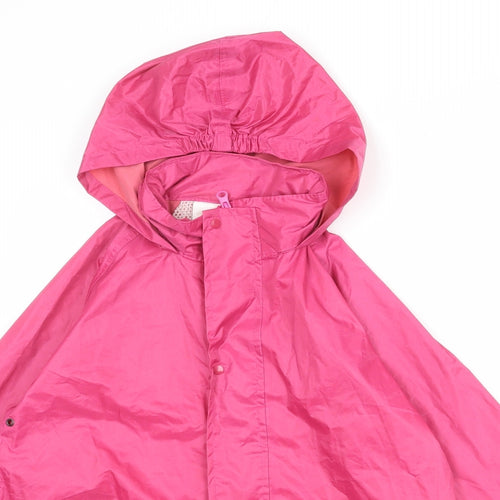 Wetplay Girls Pink Rain Coat Coat Size 11-12 Years Zip