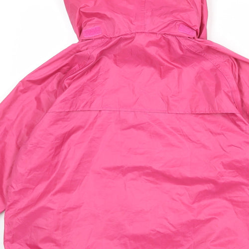 Wetplay Girls Pink Rain Coat Coat Size 11-12 Years Zip