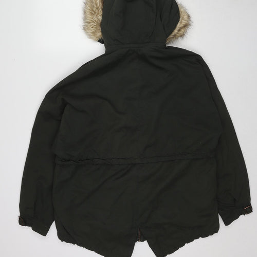 Zara Womens Green Jacket Size M Zip