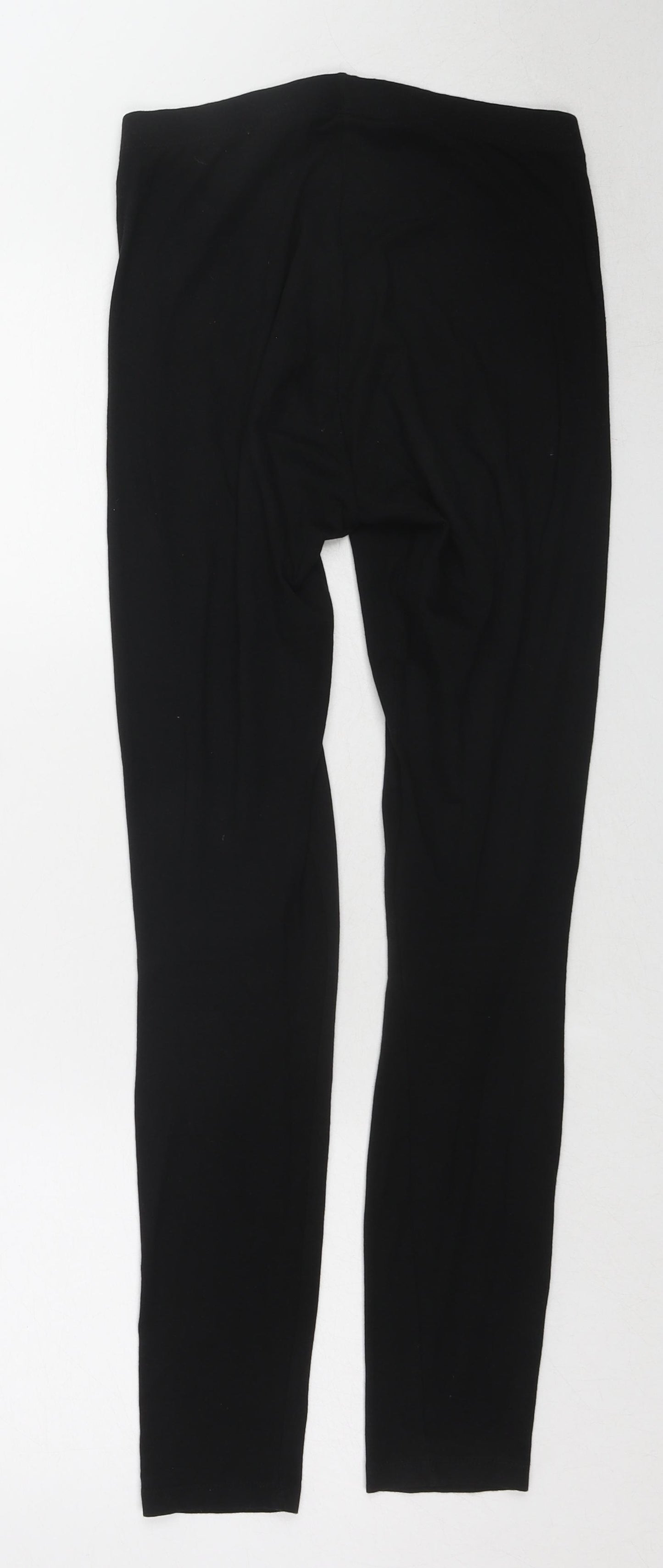 H&M Womens Black Viscose Capri Leggings Size S
