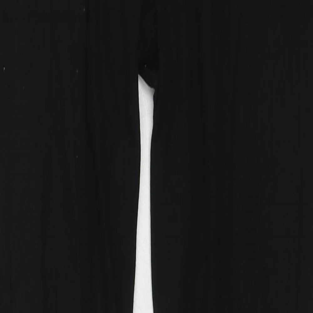 H&M Womens Black Viscose Capri Leggings Size S