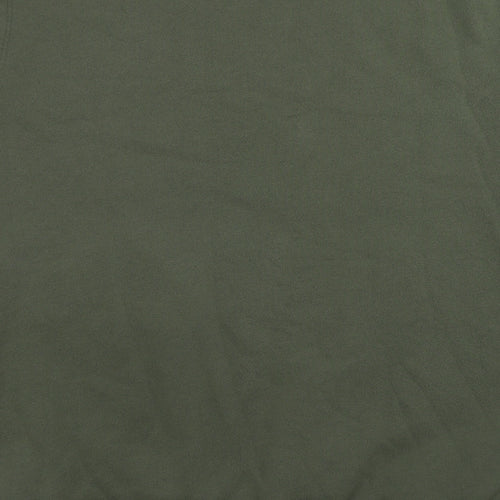 USA Strong Womens Green Cotton Pullover Sweatshirt Size XL