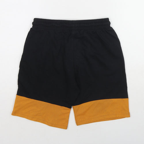 Space Jam Boys Black Colourblock Cotton Sweat Shorts Size 12-13 Years Regular