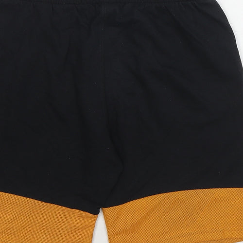 Space Jam Boys Black Colourblock Cotton Sweat Shorts Size 12-13 Years Regular