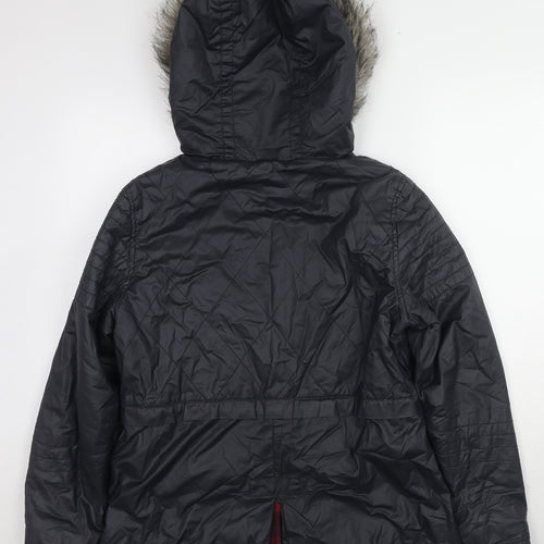 Blonde + Blonde Womens Black Jacket Size 12 Zip