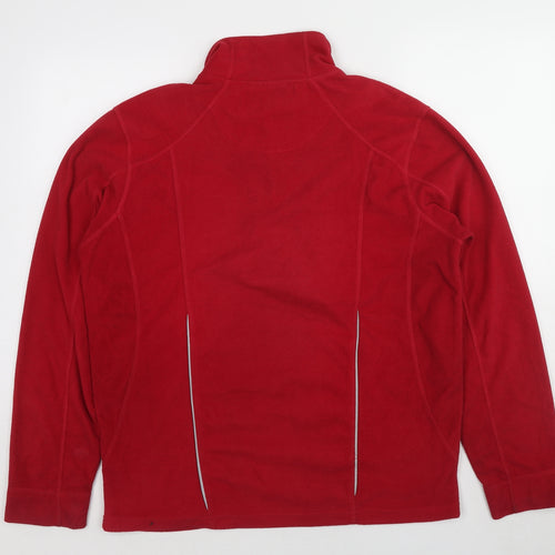 Sport Performance Womens Red Polyester Pullover Sweatshirt Size L Pullover