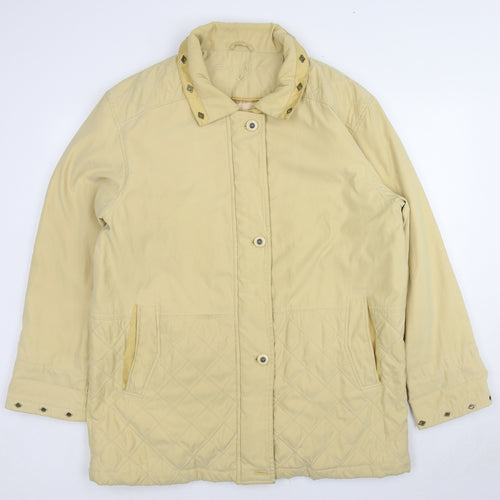 Astraka Womens Yellow Jacket Size L Zip