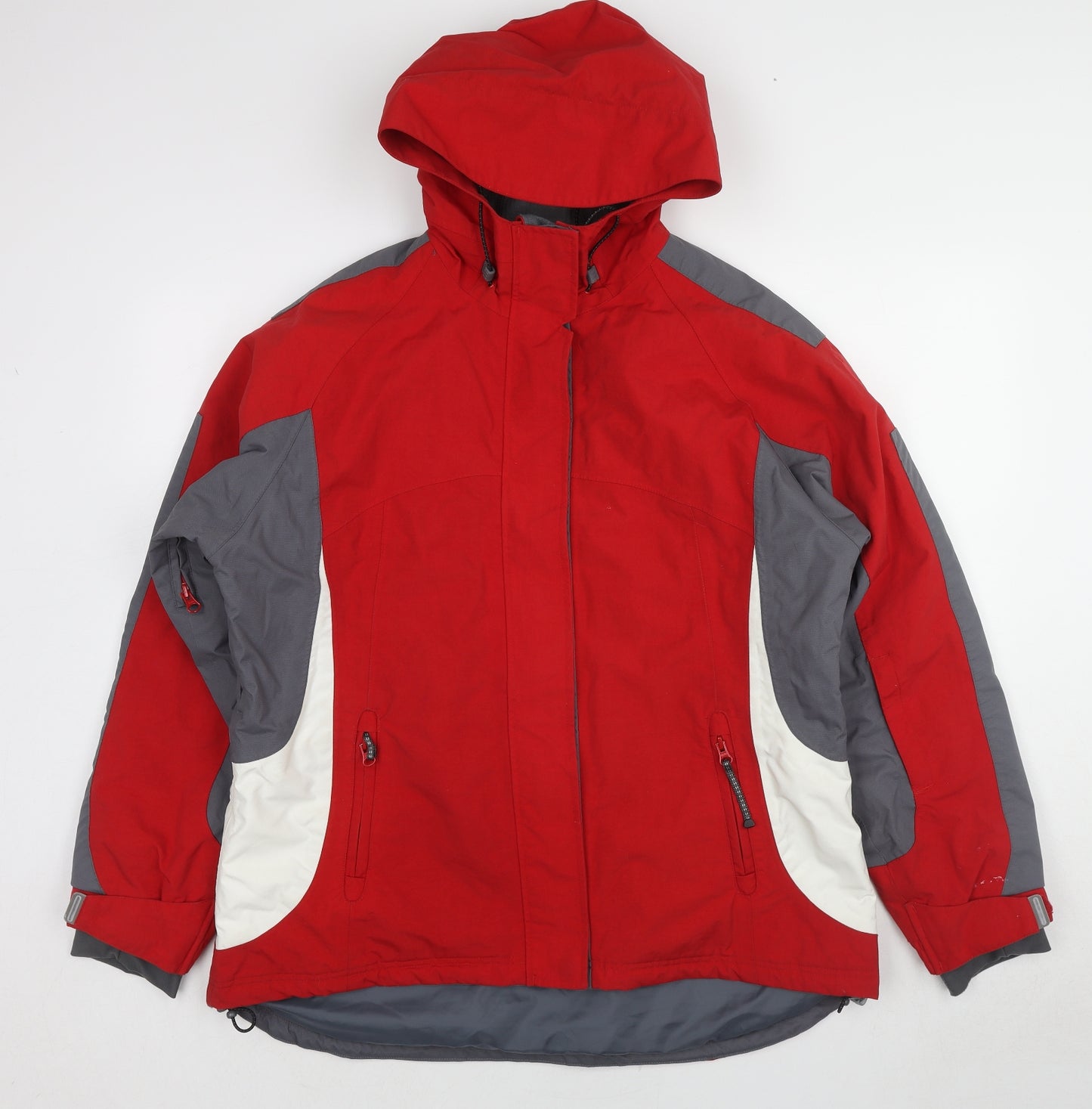 Marks and Spencer Womens Red Ski Jacket Jacket Size 16 Zip