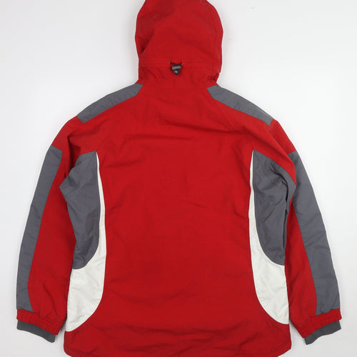 Marks and Spencer Womens Red Ski Jacket Jacket Size 16 Zip