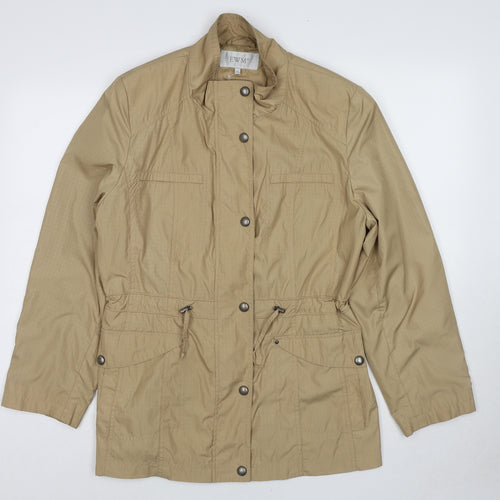 EWM Womens Beige Jacket Size 14 Zip