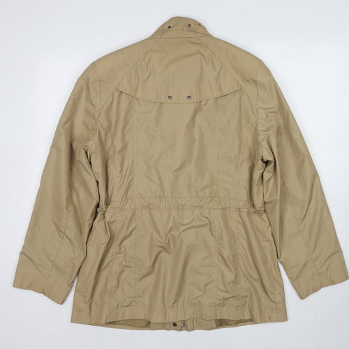 EWM Womens Beige Jacket Size 14 Zip