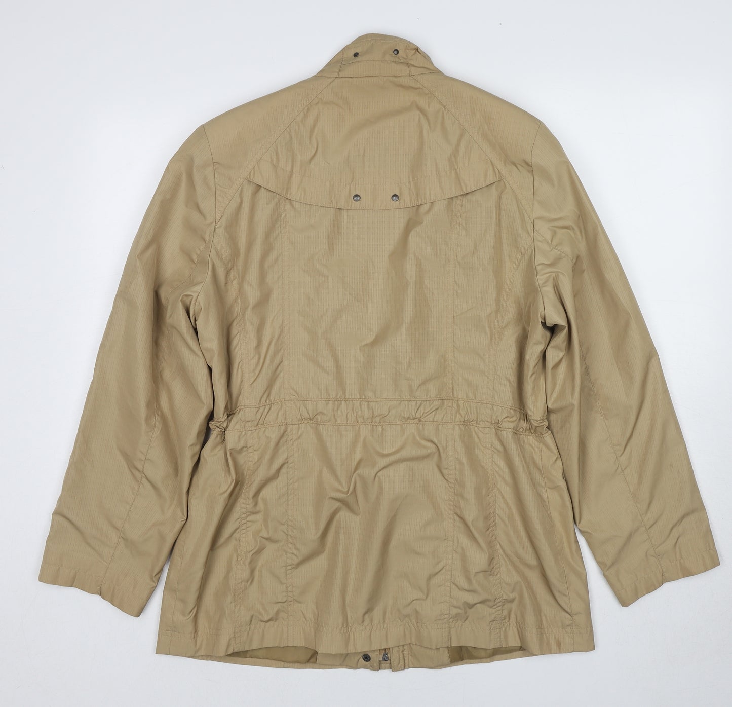 EWM Womens Beige Jacket Size 14 Zip