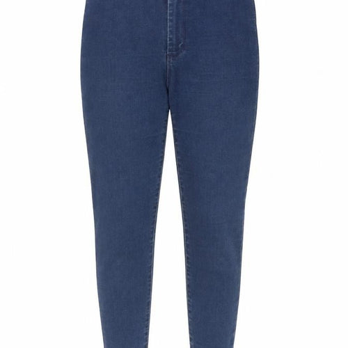 Denim & Co. Womens Blue Cotton Skinny Jeans Size 12 Regular Zip
