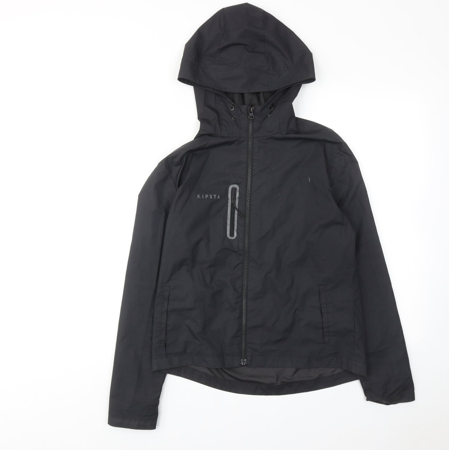 DECATHLON Boys Black Basic Jacket Jacket Size 14 Years Zip