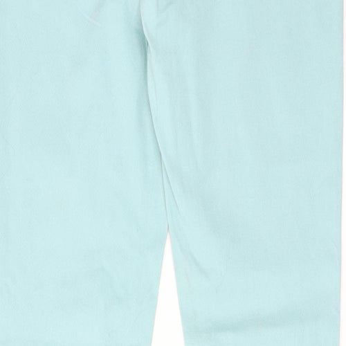 NEXT Womens Blue Cotton Skinny Jeans Size 12 Regular Zip