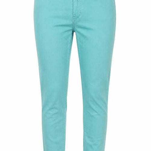 Marks and Spencer Womens Blue Cotton Skinny Jeans Size 8 Regular Zip