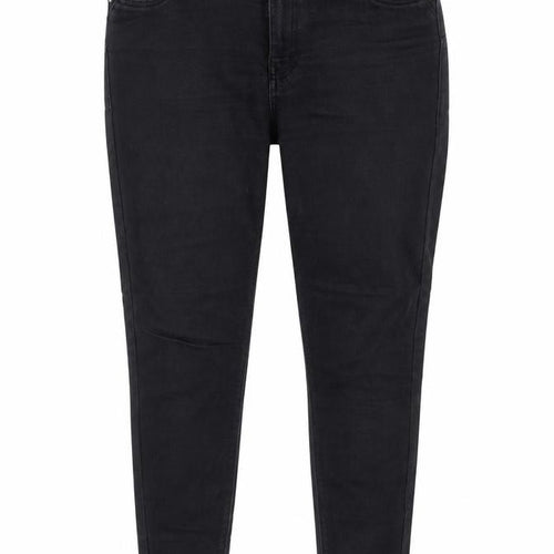 Denim & Co. Womens Black Cotton Skinny Jeans Size 14 Regular Zip