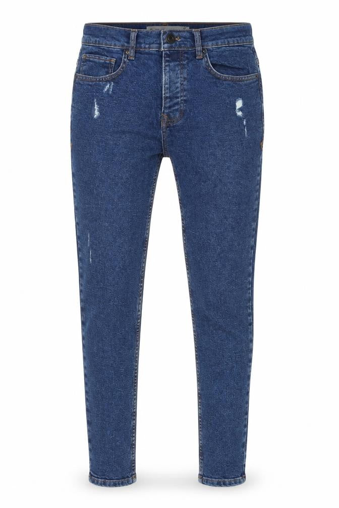Denim & Co. Mens Blue Cotton Skinny Jeans Size 30 in Regular Button