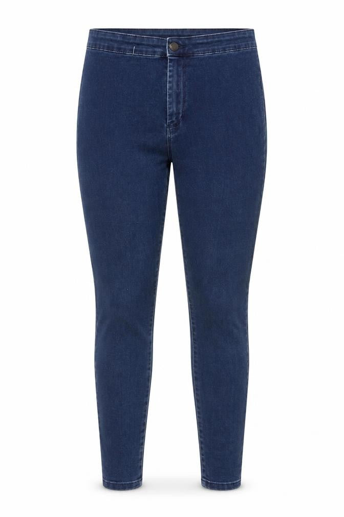 Denim & Co. Womens Blue Cotton Skinny Jeans Size 12 Regular Zip