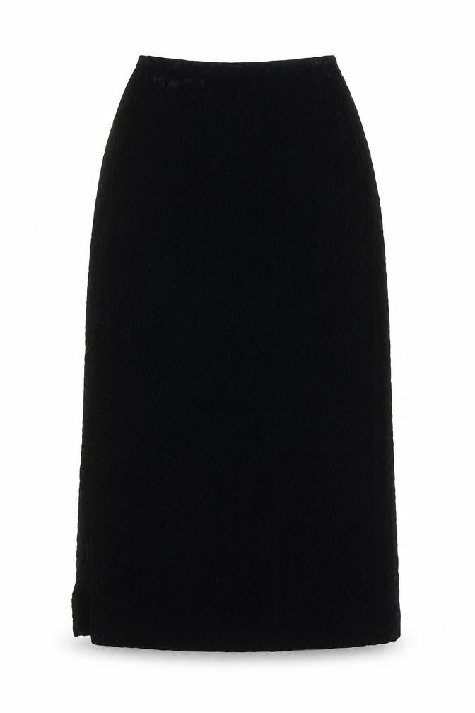 Ridella Womens Black Geometric Polyester A-Line Skirt Size 28 in Zip