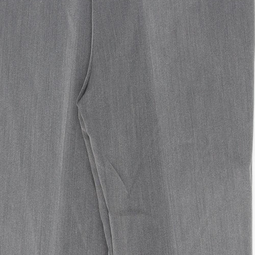 Bonmarché Womens Grey Polyester Trousers Size 14 Regular