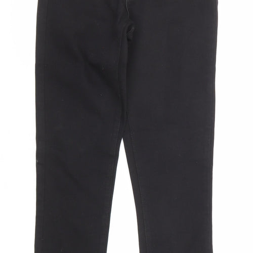 Denim & Co. Womens Black Cotton Skinny Jeans Size 8 Regular Zip
