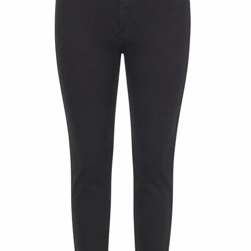 Denim & Co. Womens Black Cotton Skinny Jeans Size 8 Regular Zip