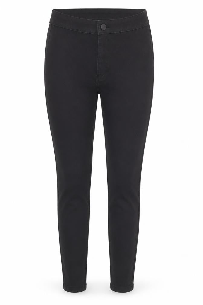 Denim & Co. Womens Black Cotton Skinny Jeans Size 8 Regular Zip