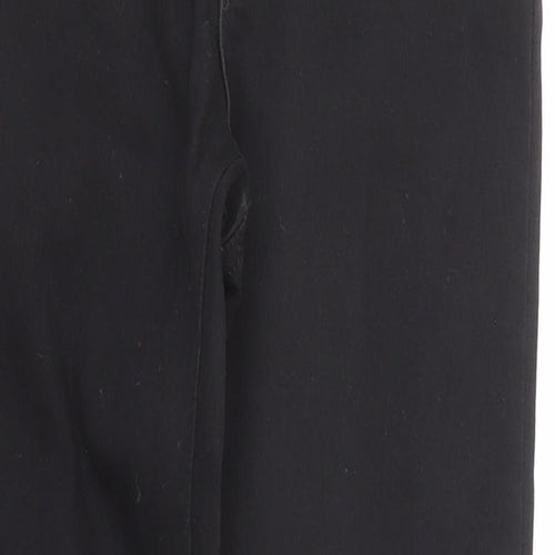 Denim & Co. Womens Black Cotton Skinny Jeans Size 8 Regular Zip