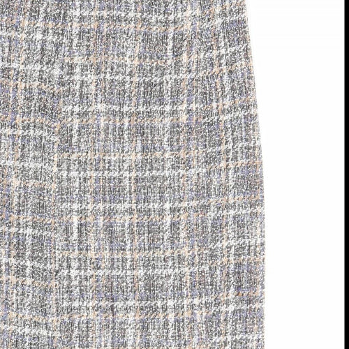 Belle Poque Womens Multicoloured Geometric Polyester A-Line Skirt Size L Zip