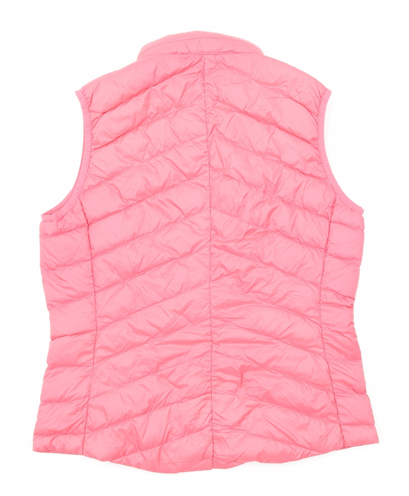 Marks and Spencer Womens Pink Gilet Jacket Size 10 Zip