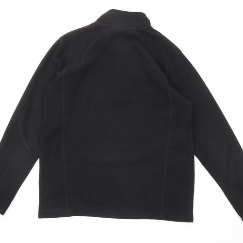 etirel Mens Black Polyester Pullover Sweatshirt Size M