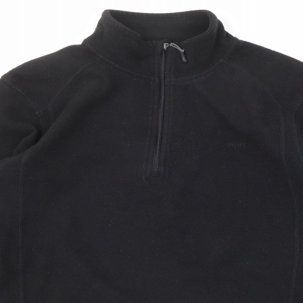 etirel Mens Black Polyester Pullover Sweatshirt Size M