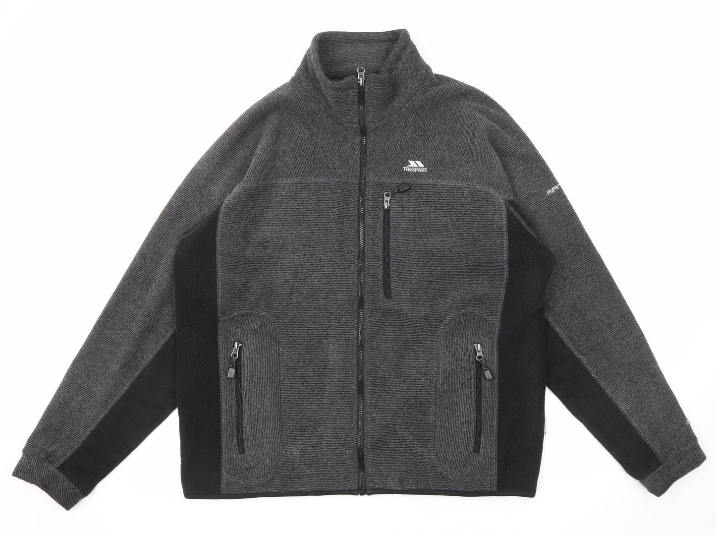 Trespass Mens Grey Jacket Size L Zip