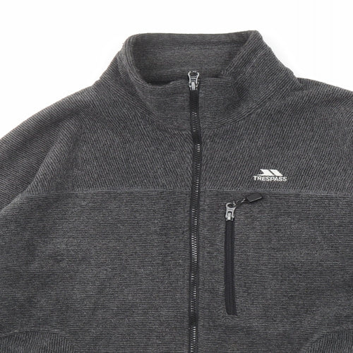 Trespass Mens Grey Jacket Size L Zip